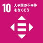 SDGs項目10人や国の不平等をなくそう